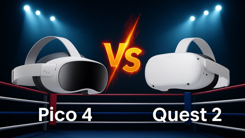 Test Pico 4 vs Quest 2 : mon avis complet sur un ring le casque PICO4 et le QUEST 2
