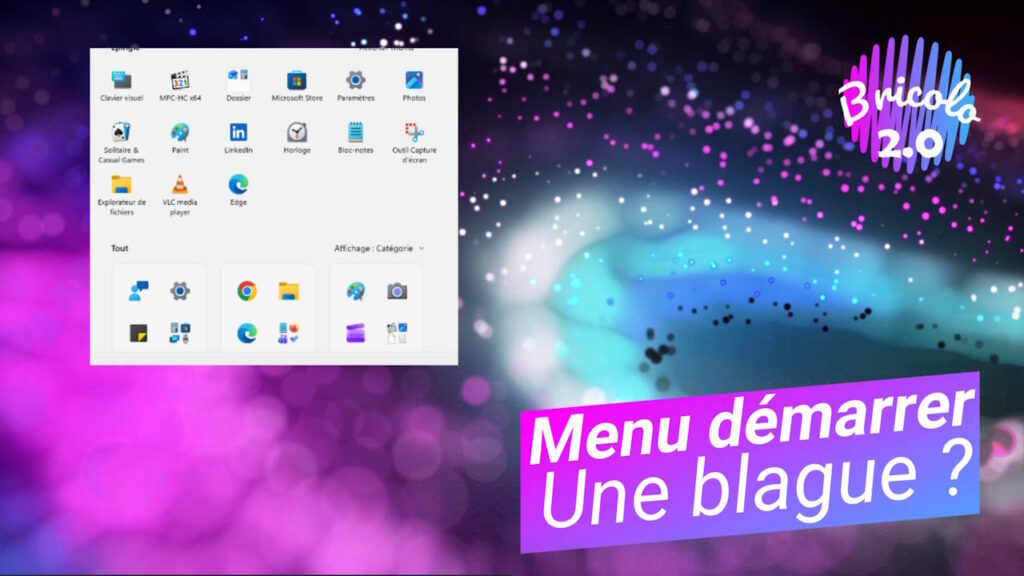 Windows 11 : un nouveau menu démarrer “réinventé”… vraiment ? mini